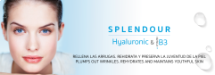 <p>RELLENA LAS ARRUGAS. REHIDRATA Y PRESERVA LA JUVENTUD DE LA PIEL<br /><br /></p>
<p>Extraordinaria línea anti-edad que rellena y corrige visiblemente las arrugas más profundas e hidrata en<br />profundidad gracias a potentes fórmulas que combinan las sinergias del ácido hialurónico –de alto, medio y bajo<br />peso molecular- y la Vitamina B3 (Niacinamida). La piel vuelve a mostrarse tersa, joven y luminosa.</p>
<p>En todo su esplendor.</p>