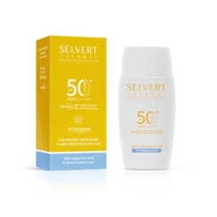 <p><span>Facial sunscreen with hyaluronic acid and anti-ageing active ingredients. Its ultra-light texture is instantly absorbed and blends into the skin, providing a mattifying, shine-free finish.</span></p>