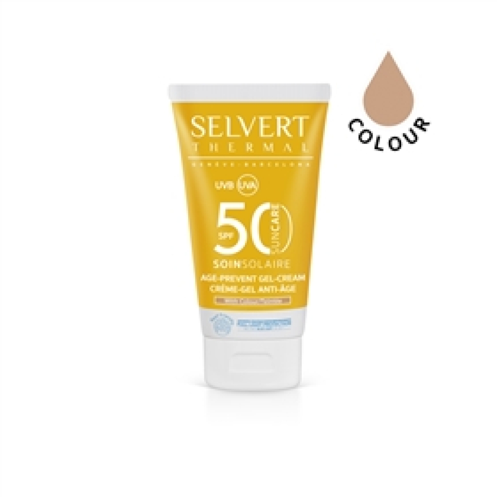 Sun Care Age Prevent Gel Cream With Colour SPF 50