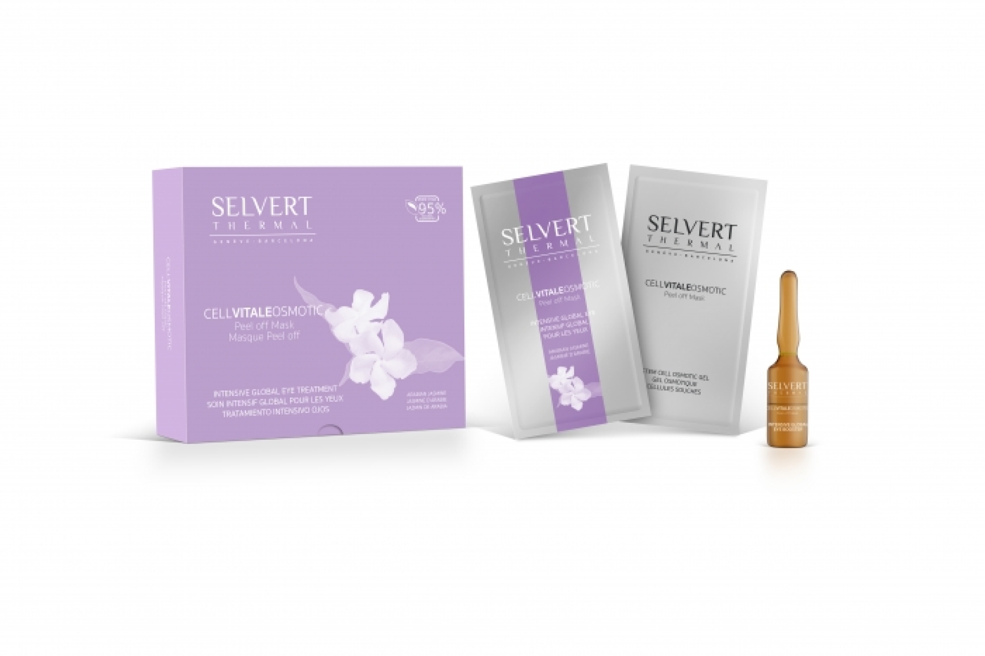<p>Selvert Thermal presenta Intensive Global Eye Treatment, un programma specifico con propriet&agrave; e azioni&nbsp;cosmetiche per trattaare e combattere sintomi antiestetici come rughe, ritenzione di liquidi, borse, occhiaie,&nbsp;iperpigmentazione, ecc.</p>
<p>Obiettivi:</p>
<p>Contrastare le rughe (sottili e profonde)<br />Aumentare l'idratazione<br />Lenire e proteggere<br />Illuminare, unificare e restituire un aspetto fresco e giovanile<br />Effetto schiarente<br />Attivare la circolazione e decongestionare la zona<br />Rassodare - tonificare<br />Correggere borse e occhiaie</p>
<p>Cofanetto 5 trattamenti - 2 Fasi</p>