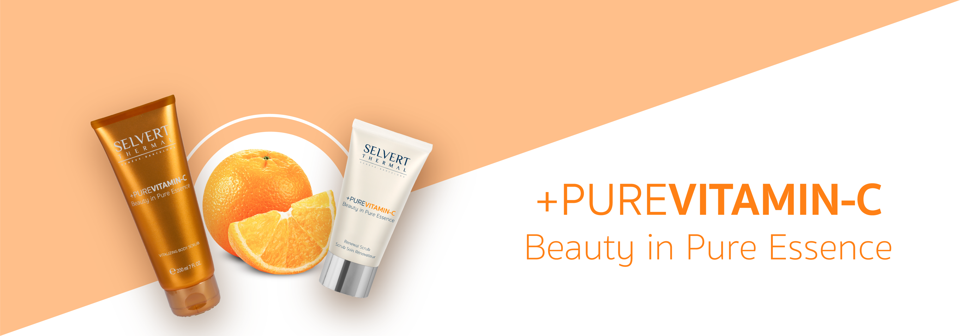 + PURE VITAMIN C <h4 style="text-align: center;">REVITALIZING &amp; ANTIOXIDANT PROGRAMME</h4>
<p style="text-align: justify;">&nbsp;</p>
<p style="text-align: justify;">Vitamin C is one of the most comprehensive sources of beauty for the skin. Thanks to its multiple properties, it is one of the active products that acts best against cell oxidation and therefore forms an essential part of beauty treatments.</p>
<p style="text-align: justify;">To prevent cell oxidation that is caused by free radicals, our body generates a defensive device in order to mitigate oxidation damage, which is sometimes not enough taking into account the aggressions we are subjected to and that contribute towards reducing the levels of antioxidants in our body.</p>
<p style="text-align: justify;">+ Pure Vitamin C by Selvert Thermal, will complement and reinforce this defence mechanism by neutralising and minimising the action of free radicals and consequently premature aging. The skin will recover its luminosity, youthfulness and freshness right from the ﬁrst session.</p>
