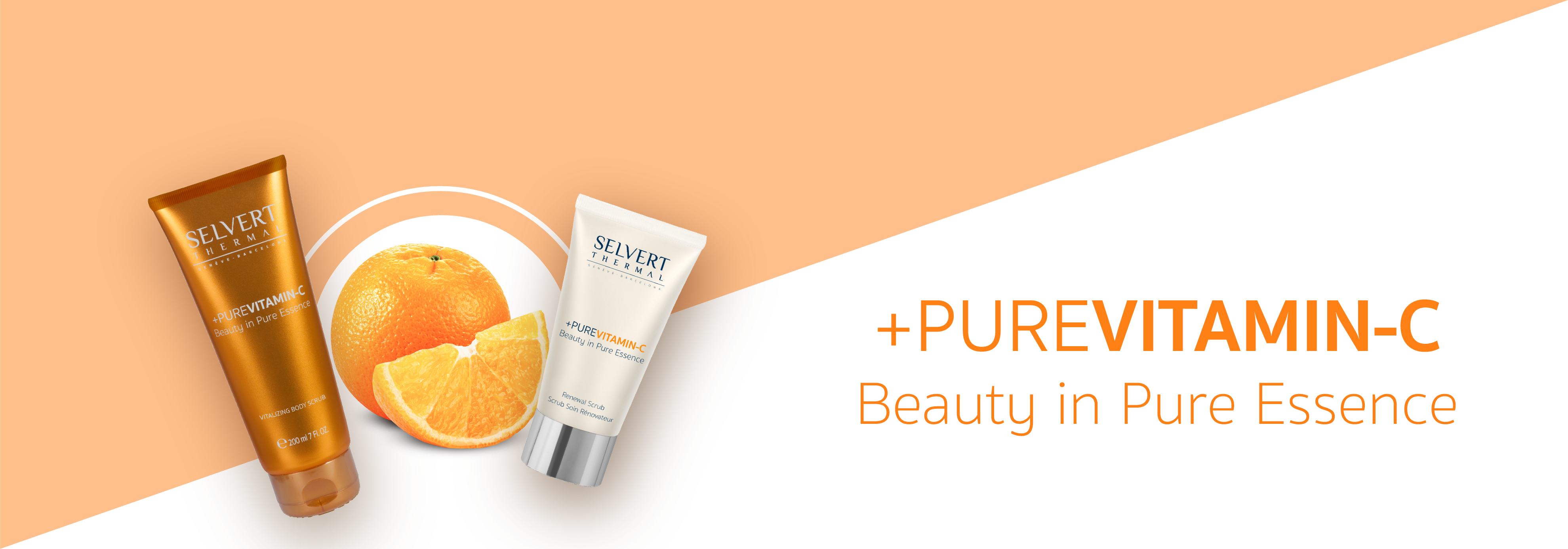 + PURE VITAMIN C - ЛИНИЯ С ЧИСТЫМ ВИТАМИНОМ С <h4 style="text-align: center;">ОЖИВЛЯЮЩАЯ АНТИОКСИДАНТНАЯ ПРОГРАММА</h4>
<p>&nbsp;</p>
<p>Витамин С - один из основных источников красоты для кожи. Благодаря своим многочисленным свойствам витамин С лучше всего действует против окисления клеток и поэтому является неотъемлемой частью многих косметических процедур.</p>
<p>Для предотвращения окисления клеток, вызываемого свободными радикалами, организм человека генерирует естественную защиту для смягчения окислительного повреждения. Но зачастую этого недостаточно, учитывая агрессивные внешние воздействия, которым мы подвергаемся, и которые способствуют снижению уровня антиоксидантов в нашем организме.</p>
<p>Линия + PURE VITAMIN C от SELVERT THERMAL дополняет и усиливает естественный защитный механизм, нейтрализуя и сводя к минимуму воздействие свободных радикалов и, как следствие, преждевременное старение. Возвращает коже сияние, молодость и свежесть уже с первой процедуры.</p>