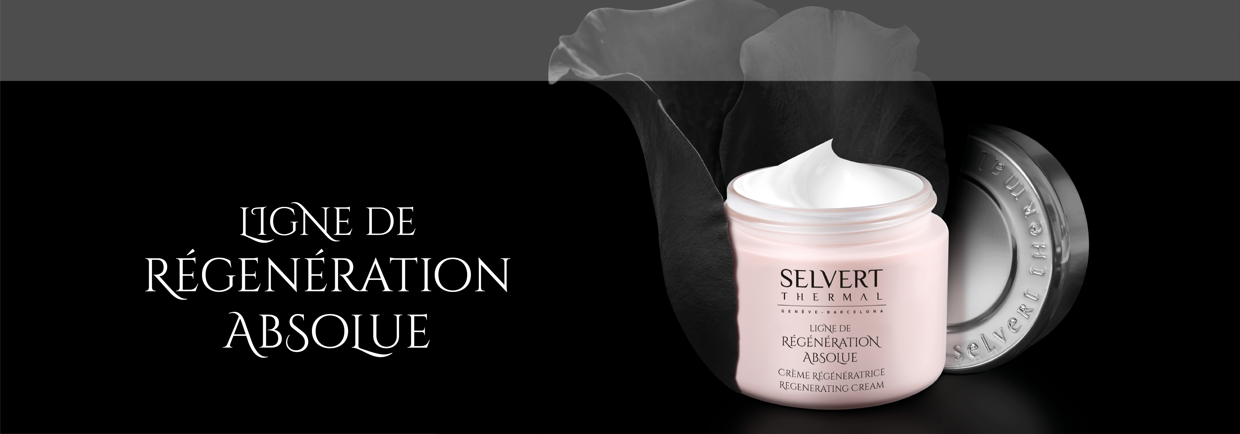LIGNE DE REGENERATION ABSOLUE <h4 style="text-align: center;">REVIVRE VOTRE PEAU</h4>
<p style="text-align: justify;">&nbsp;</p>
<p style="text-align: justify;">Over time, skin loses its ability for self-regeneration. When the decohesion process and desquamation in the stratum corneum are not properly carried out, the epidermis becomes compact and the skin is left looking grey, tired and pallid.</p>
<p style="text-align: justify;">Once again Selvert Thermal, thanks to its Ligne Reg&eacute;n&eacute;ration Absolue and its advanced combination of active ingredients such as ProRenew Complex &reg; and Snail Protein Extract, has succeeded in providing a solution to the most demanding skin types and mature skins. These skin types regenerate at a slower pace or have undergone various medical and aesthetic treatments which have caused them to become sensitive and in need of comfort and regeneration.</p>
