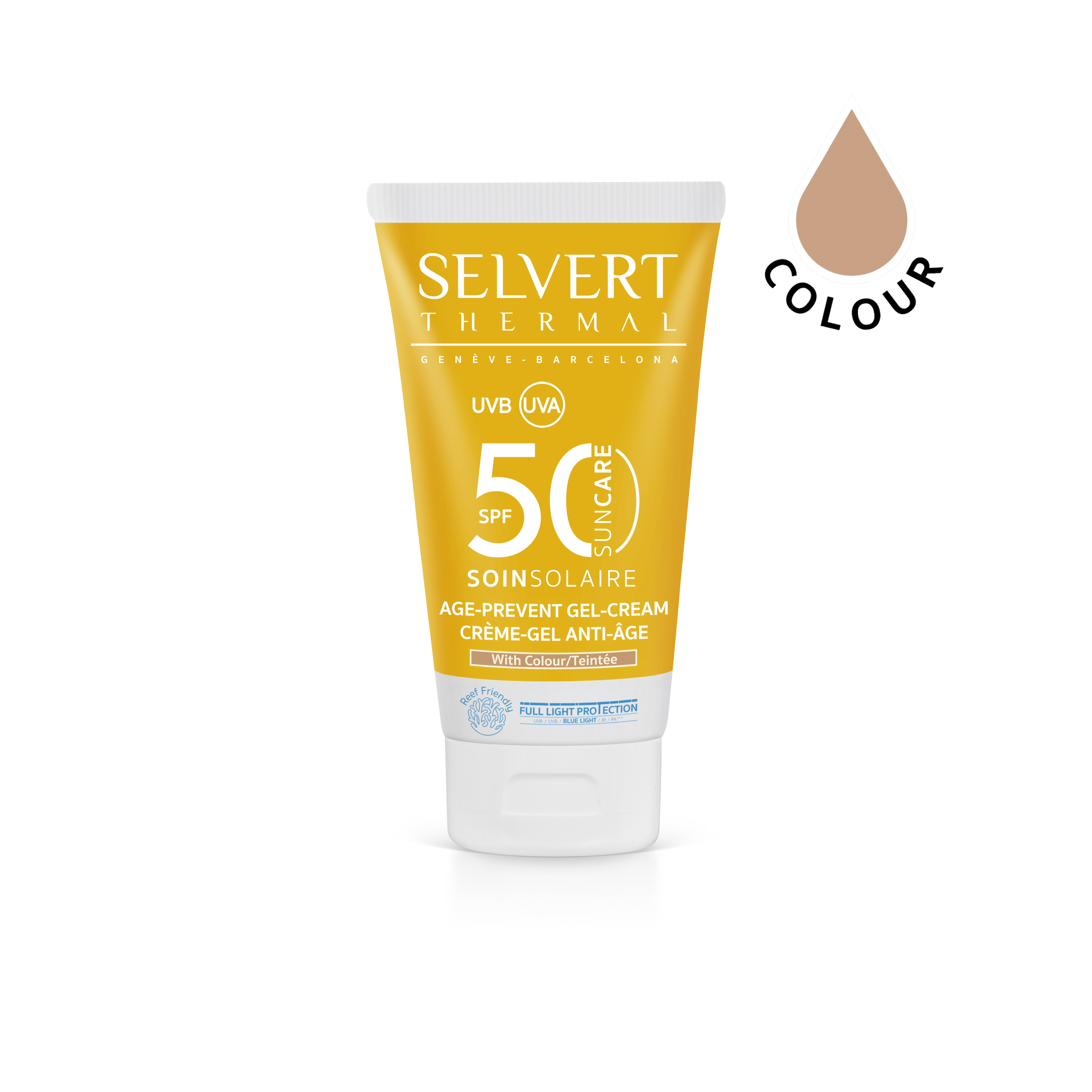 Sun Care Age-Prevent Gel -Cream with Colour. SPF 50 Sun Care Age-Prevent Gel-Cream with Colour. SPF 50